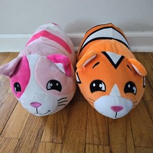 FLIP A ZOO 15" Plush Mushmillow Teller Tiger Orange Momo Panda Patter Pup *read